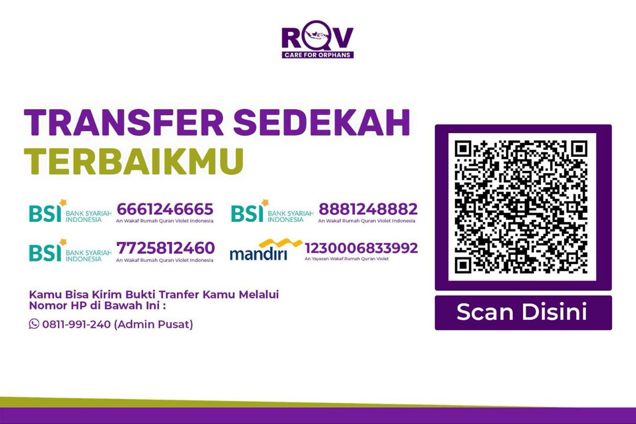 QRIS & Rekening Bank RQV Indonesia