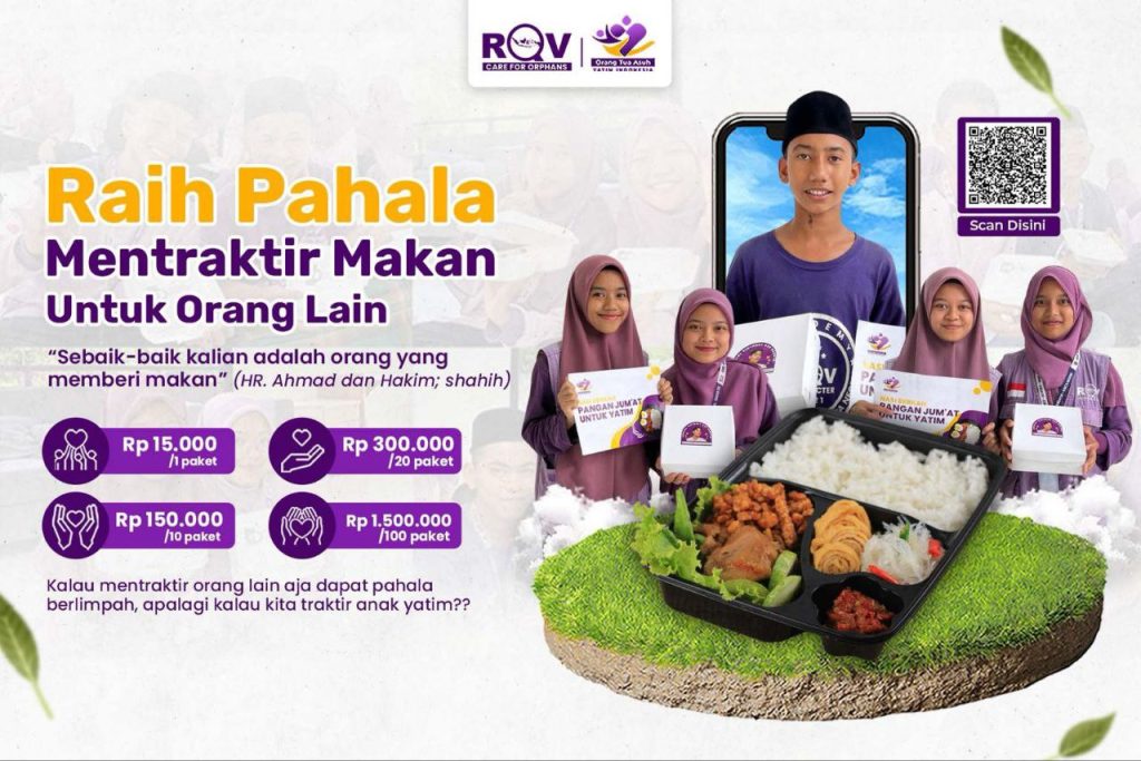Program Traktir Makan Yatim RQV Indonesia