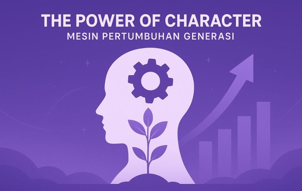 Dalam Exponential Generation yang ditemukan Azmi Fajri Usman, the power of character ditempatkan sebagai pilar terpenting